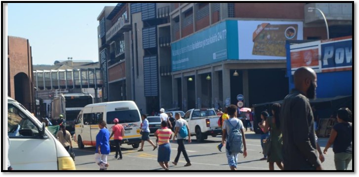 billboard advertising in BLOEMFONTEIN taxi rank Billboard