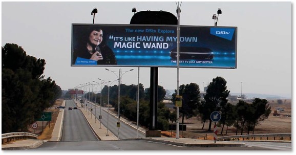 billboard advertising in Bloemfontein, Airport Approach Road