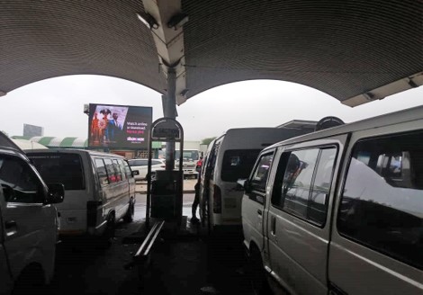 billboard advertising in KWAMASHU TAXI RANK
