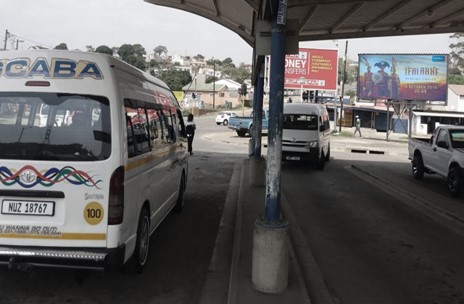 advertising billboard in UMLAZI TAXI RANK BB