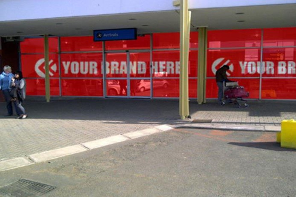 billboard advertising in Kimberley Airport Arrivals Pick-up