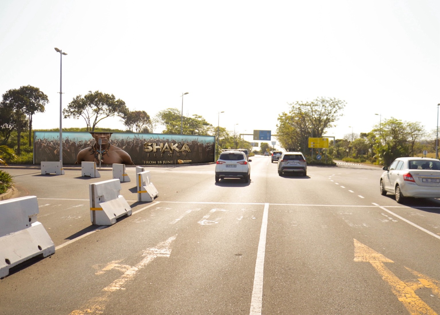 Boundary Wall King Shaka International Airport Billboard