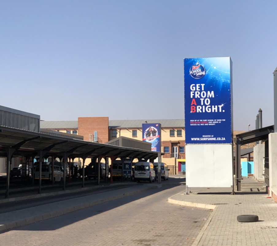 Diepsloot Taxi Rank Tower Billboard