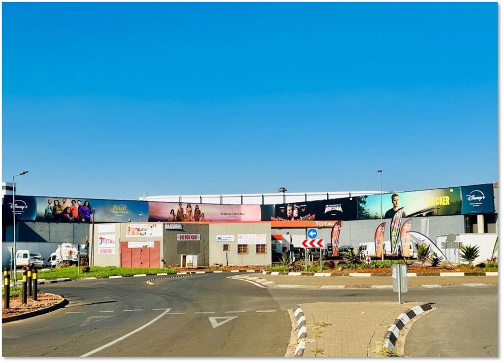 Entrance of Tshwane Regional Mall Billboard 