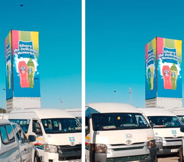 Mfuleni Taxi Rank, Cape Town Tower Billboard