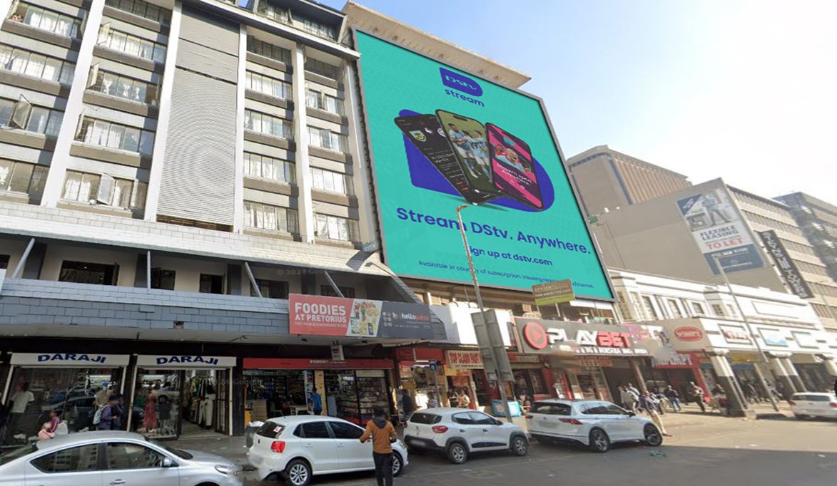 Pretorius Street building wrap, Pretoria CBD Billboard