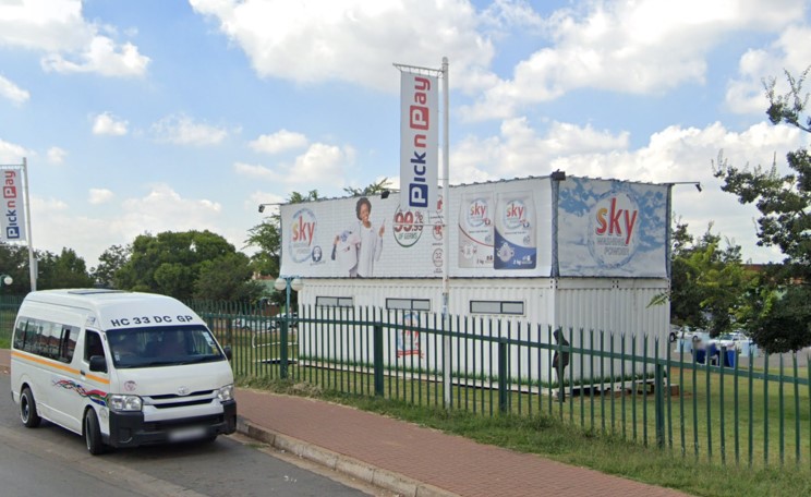 Protea Point Shopping Centre Container billboard