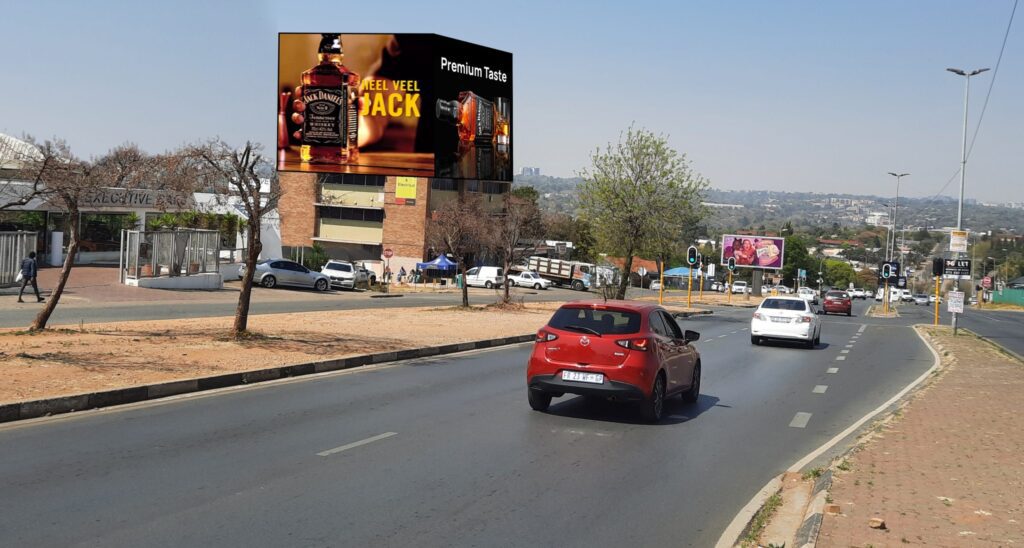 Randburg building wrap billboard