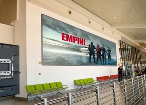 Wall site King Shaka International Airport billboard advertising