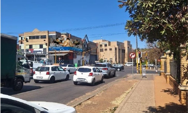 Arcadia, Tshwane, Corner Building Wrap Billboard