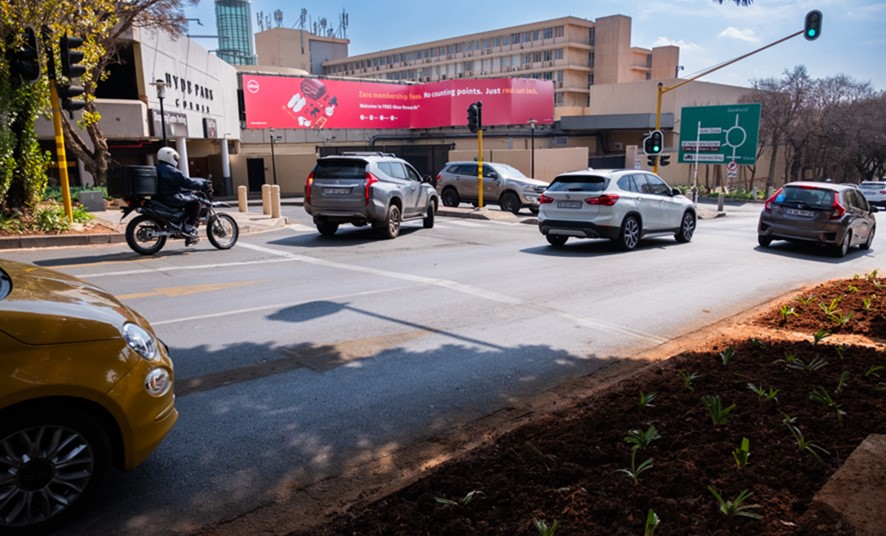 Hyde Park Entrance Wrap Billboard