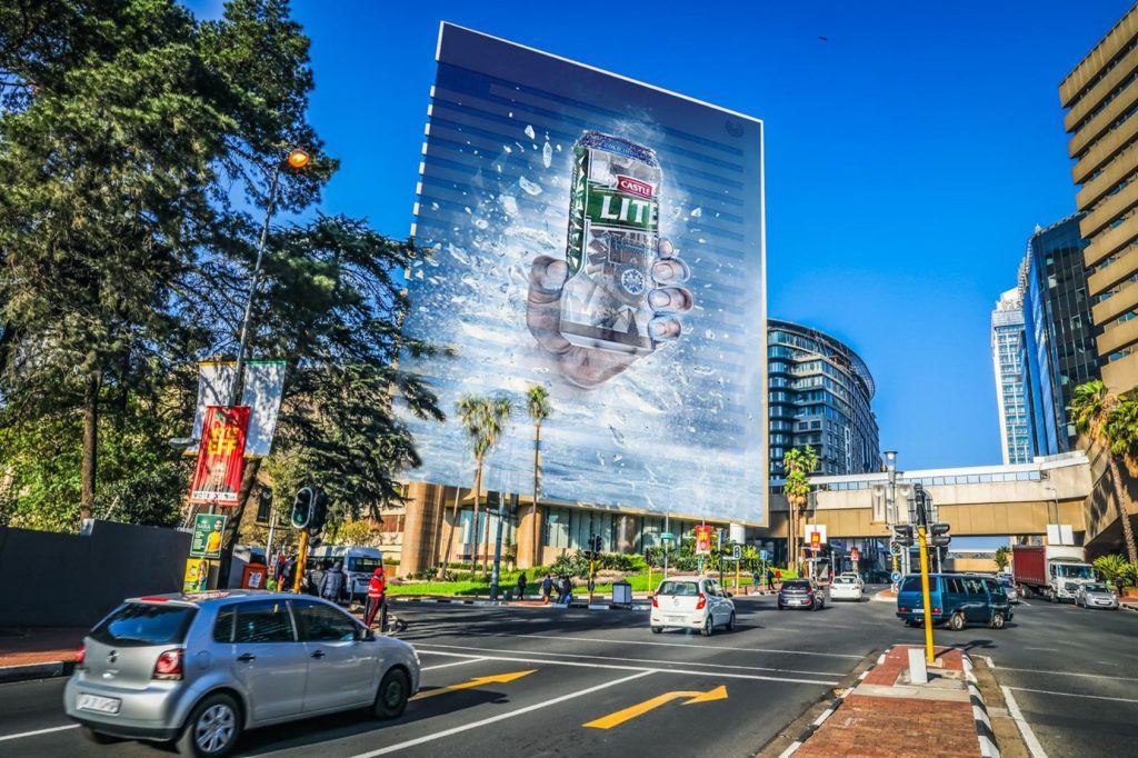 Sandton City, Construction Wrap Billboard