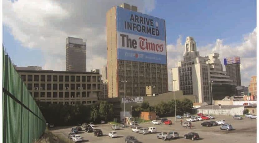 .Cnr Eloff and Albert Street, Johannesburg billboard